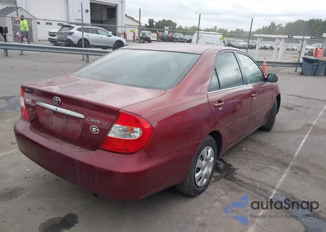 2004 Toyota Camry Le from USA, damaged, VIN 4T1BE32K64U370910